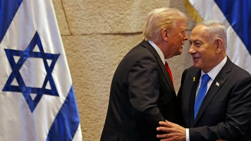 Donald Trump y Benjamin Netanyahu J A L A A M A R E Y / P O O L