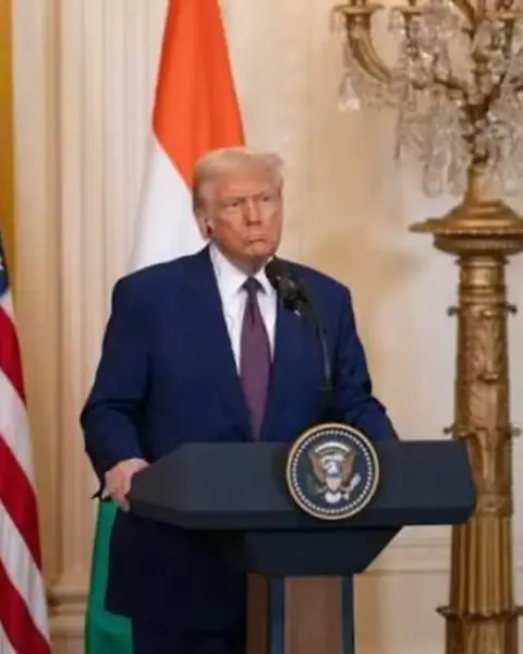 Donald Trump a Irlanda septiembre 2026 Dublín y Doonbeg: Agencia Xinhua